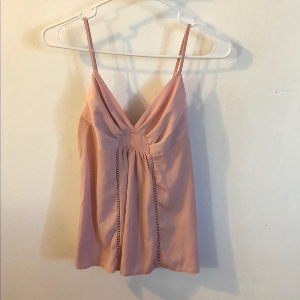 Light pink tank top blouse